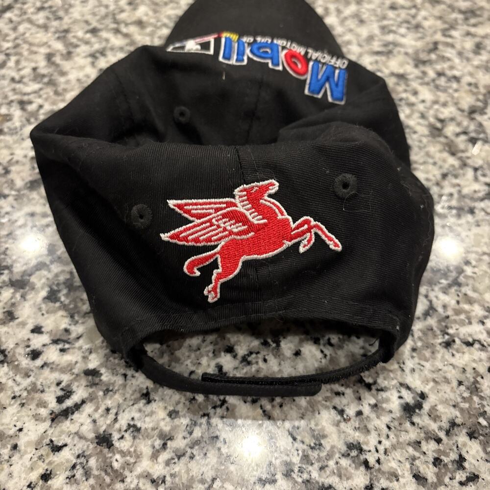 Nascar Race Hat Cap Mobil 1 Racing Cap Adjustable Strap Official Racing Oil Nice - Picture 2 of 4